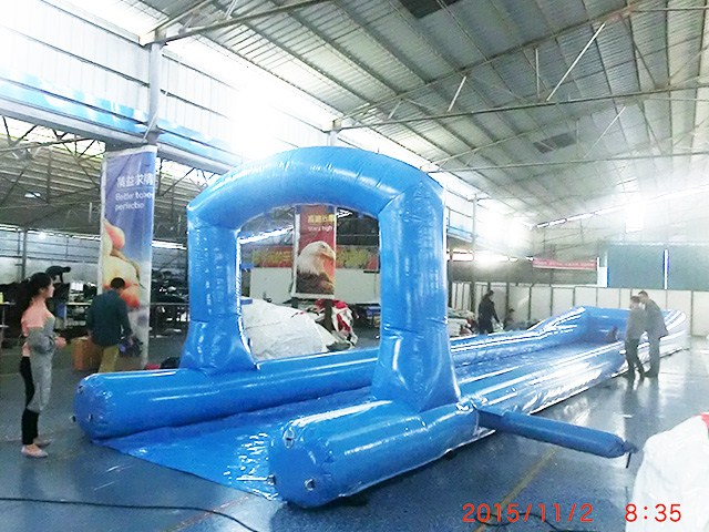 Cheap 30 Meters Long Inflatable Water Slide , Slide The City Price BY-STC-022
